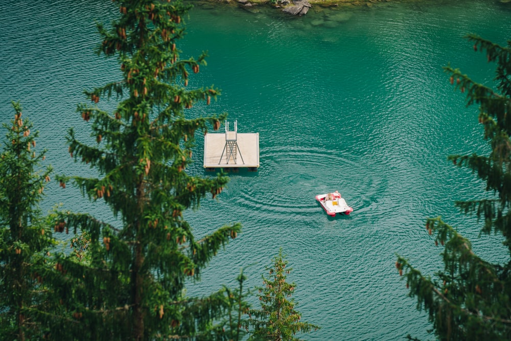 boat on lake