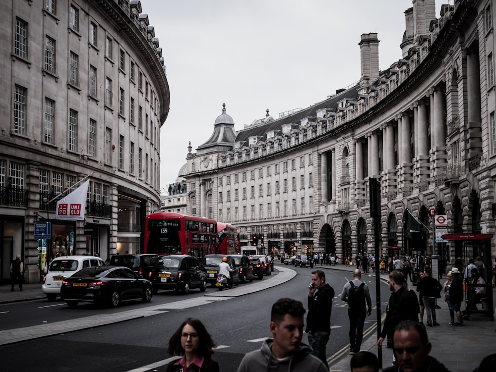 people walking near buildings