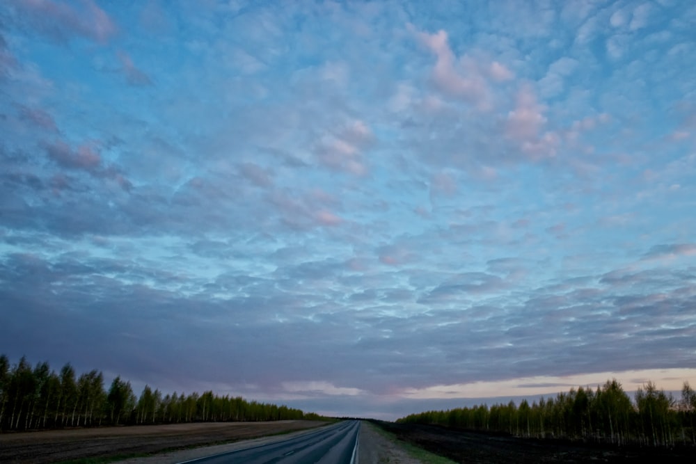 highway leading to horizon