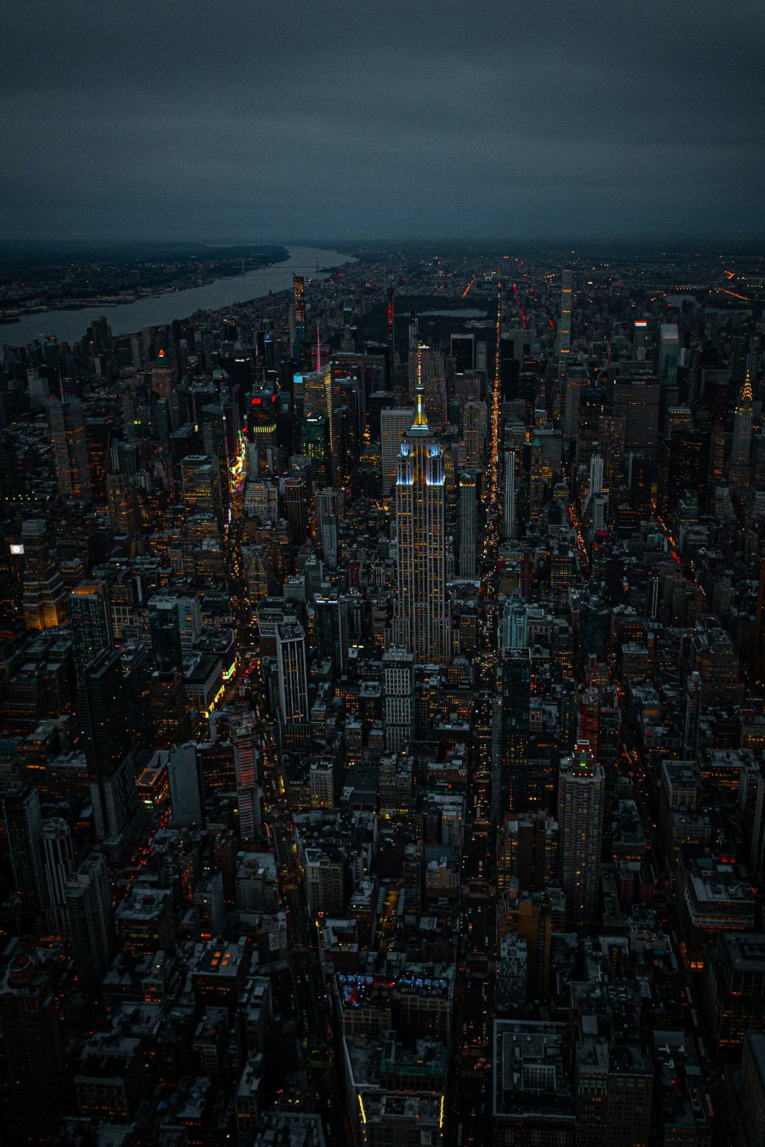 cityscape at nighttime