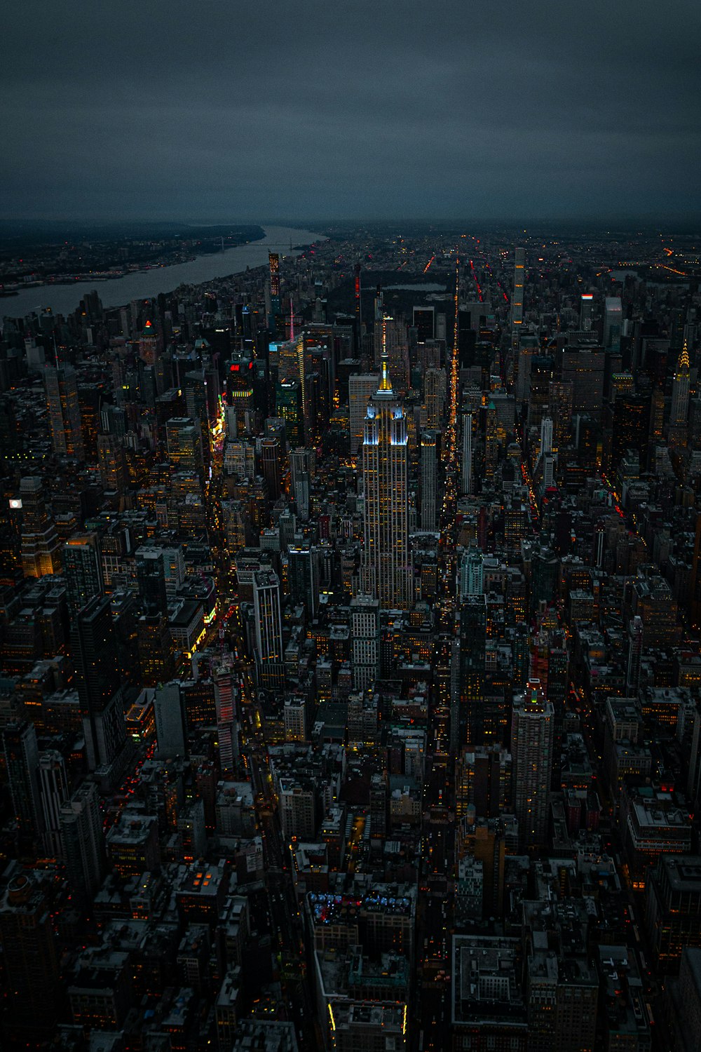 cityscape at nighttime