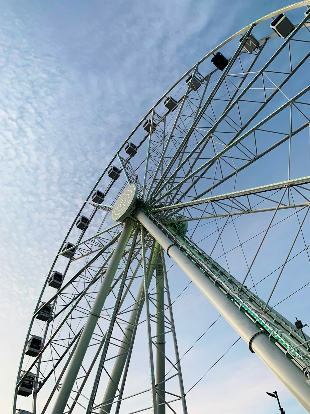 white Ferris wheel