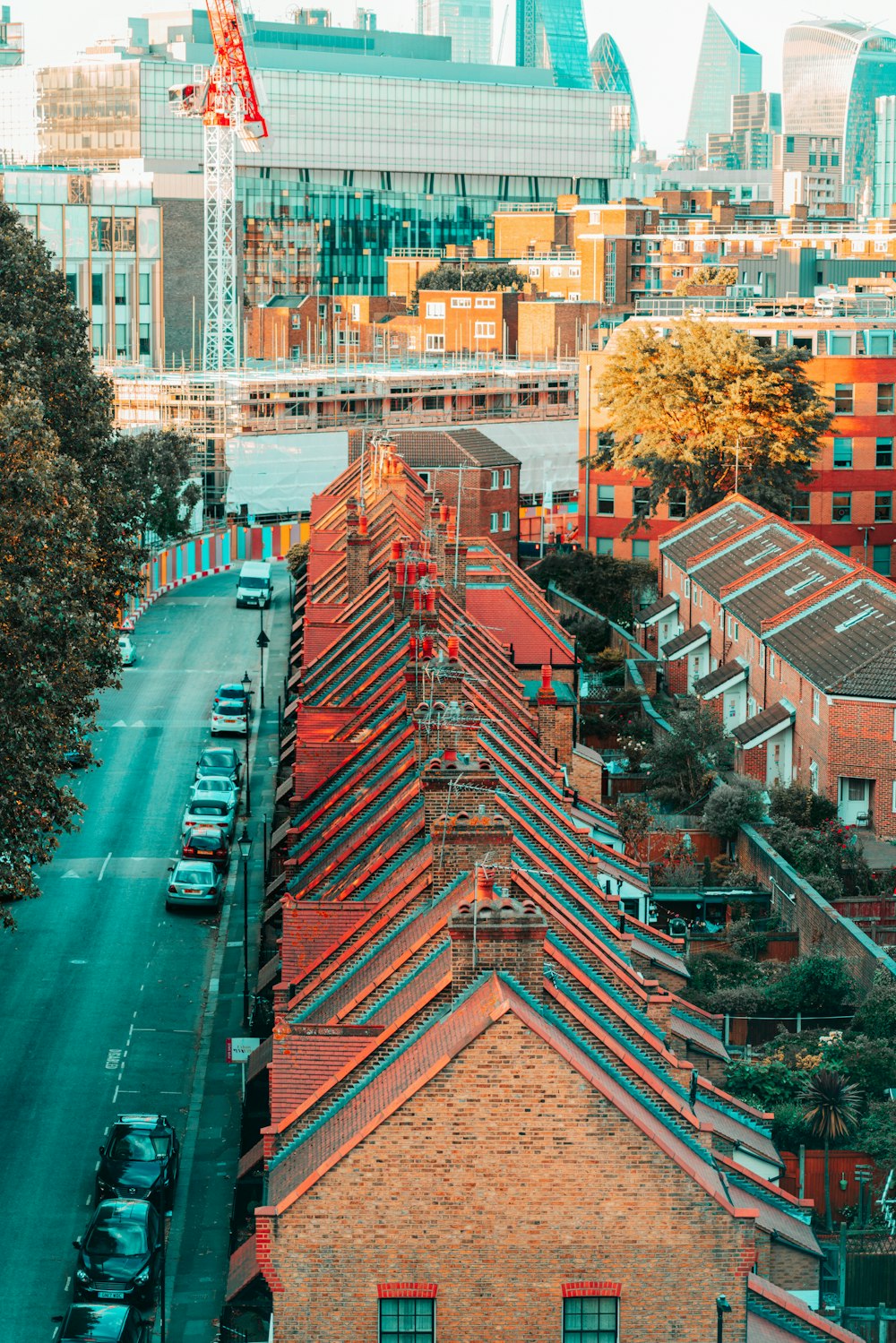 brown houses