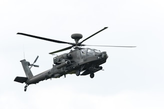 grayscale photo of helicopter