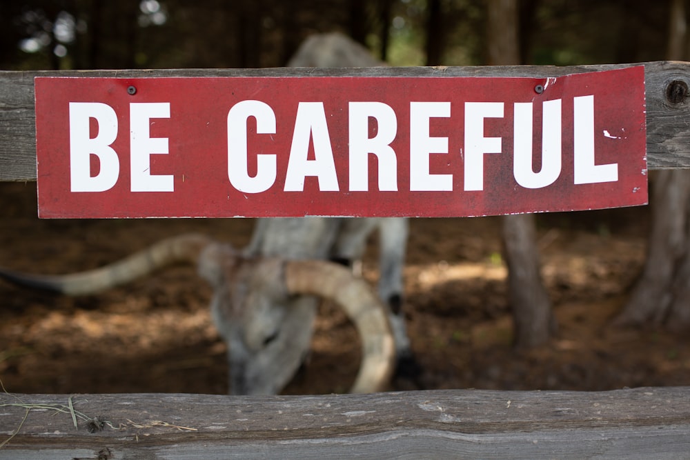 red and white signage