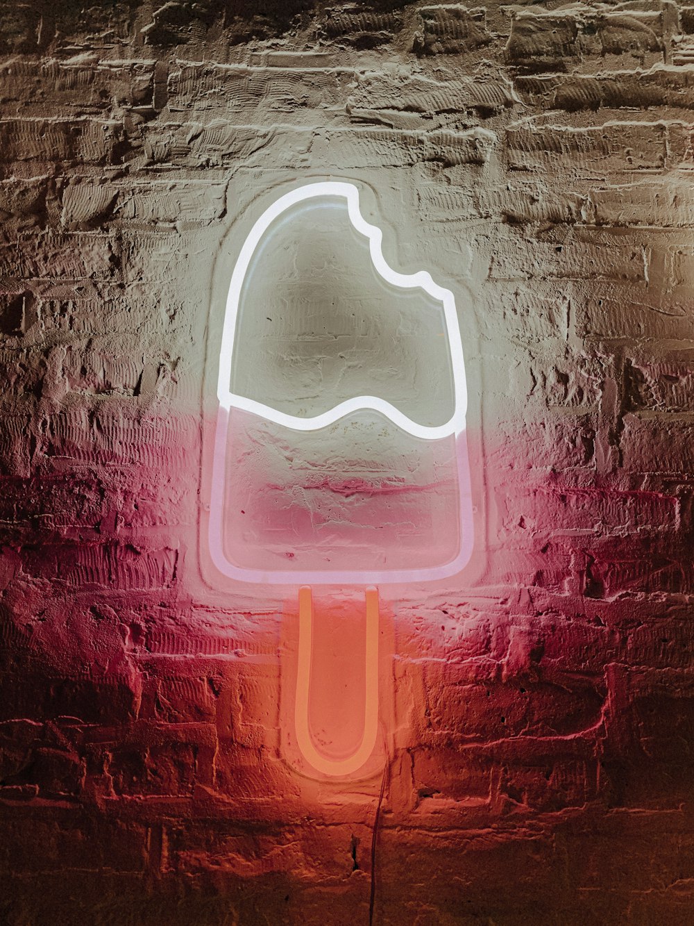 ice pop neon signage