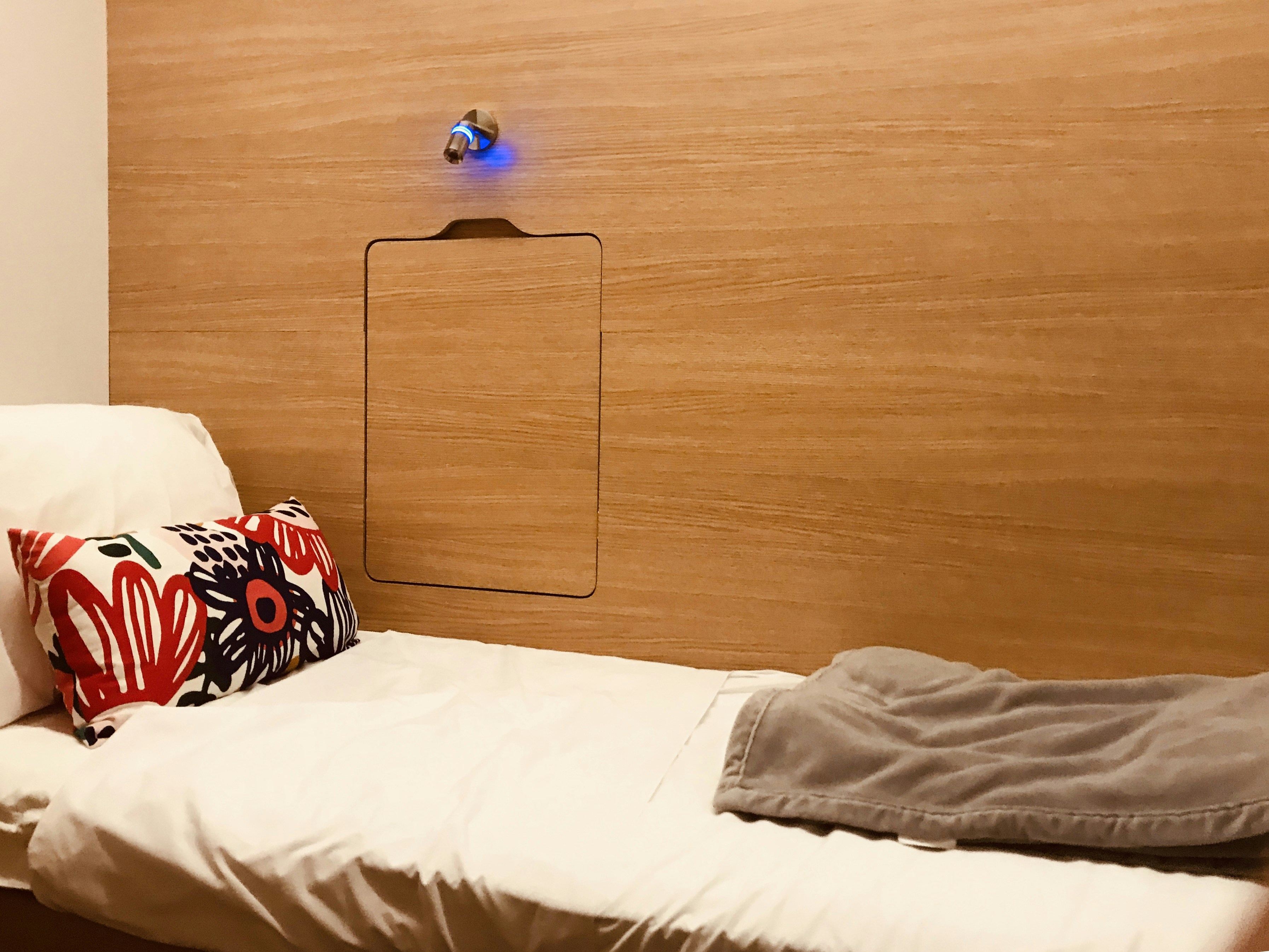 Cozy Wooden Capsule Bed