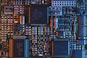 blue circuit board