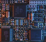 blue circuit board