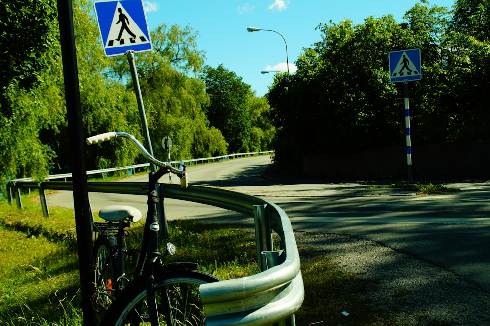 black bicycle