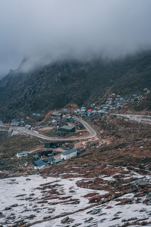 Nathu La pass in North Sikkim