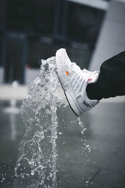 Hasil cuci Nike Air