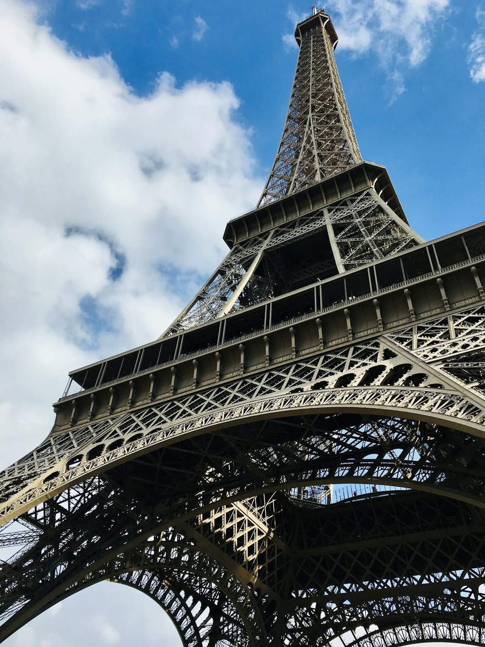 Eiffel Tower under blue sky