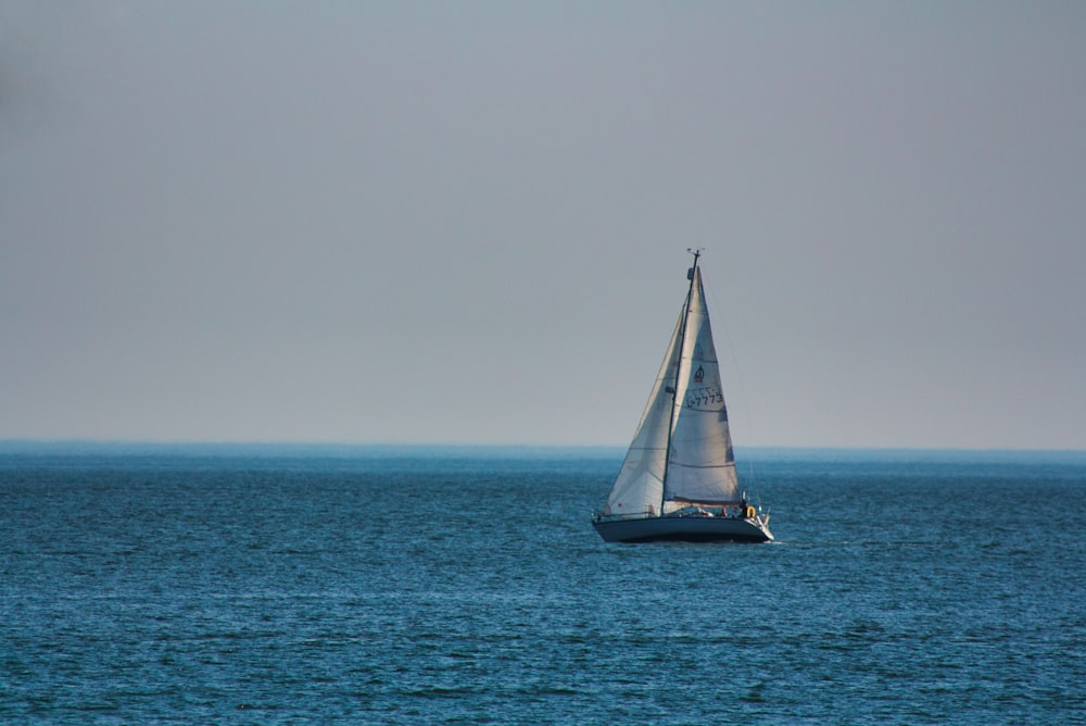 gray sailing boat during daytime