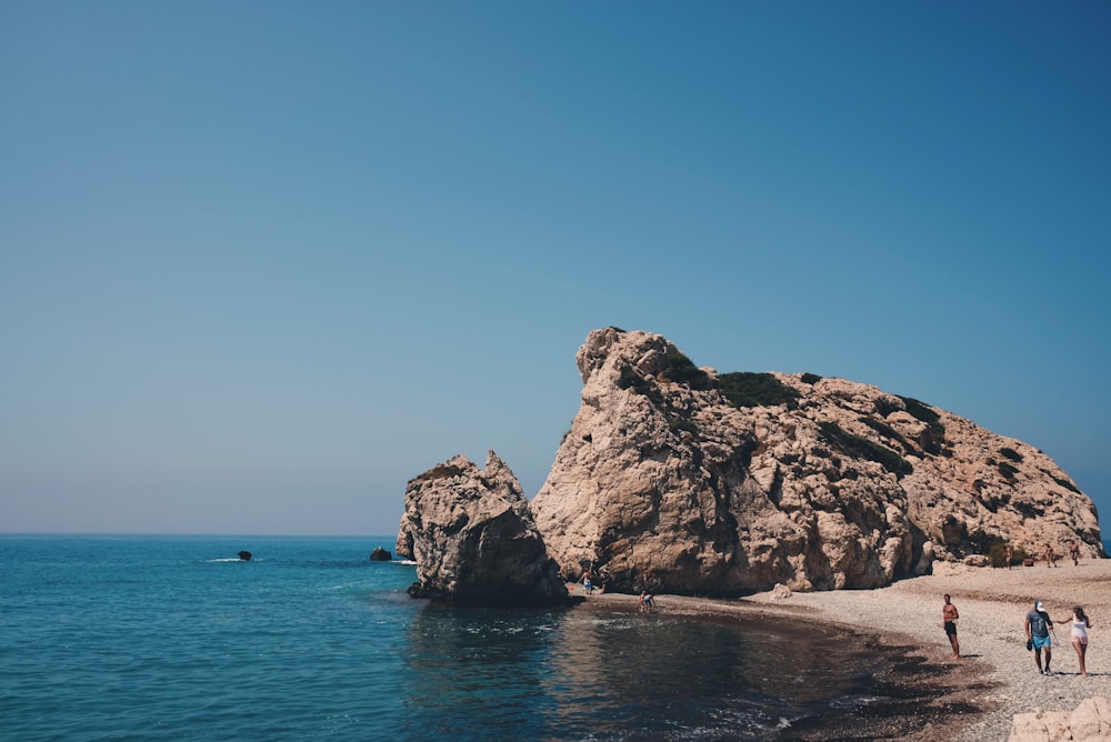 rocks near ocean