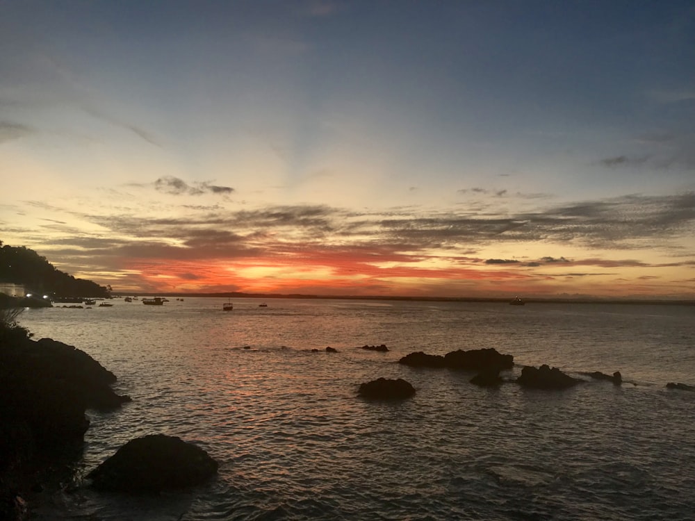 rocks in ocean