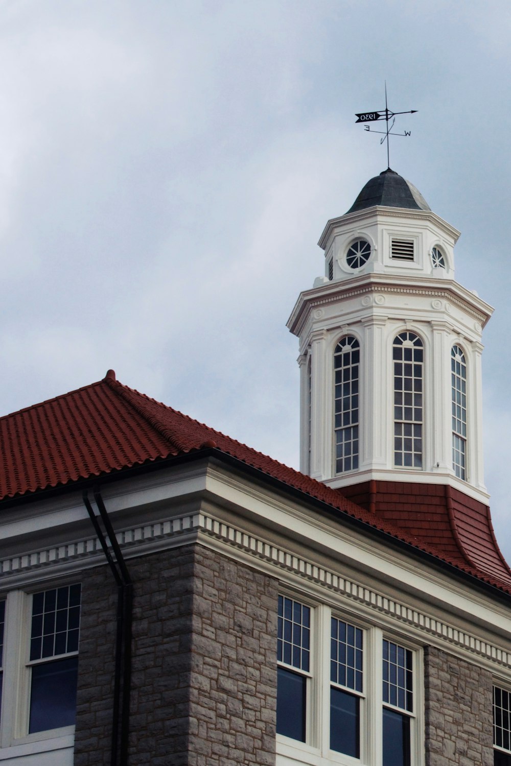 white and brown building