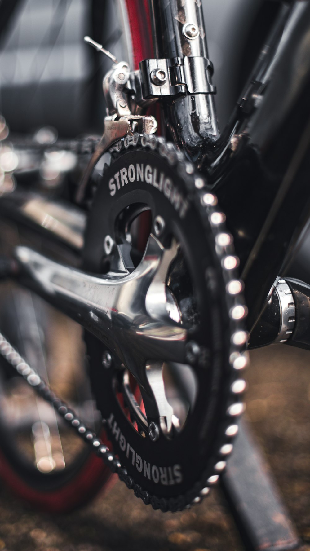 piñón de bicicleta Stronglite negro