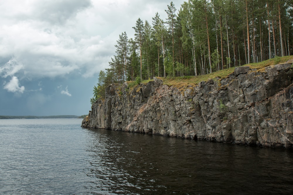 rocks near body of water