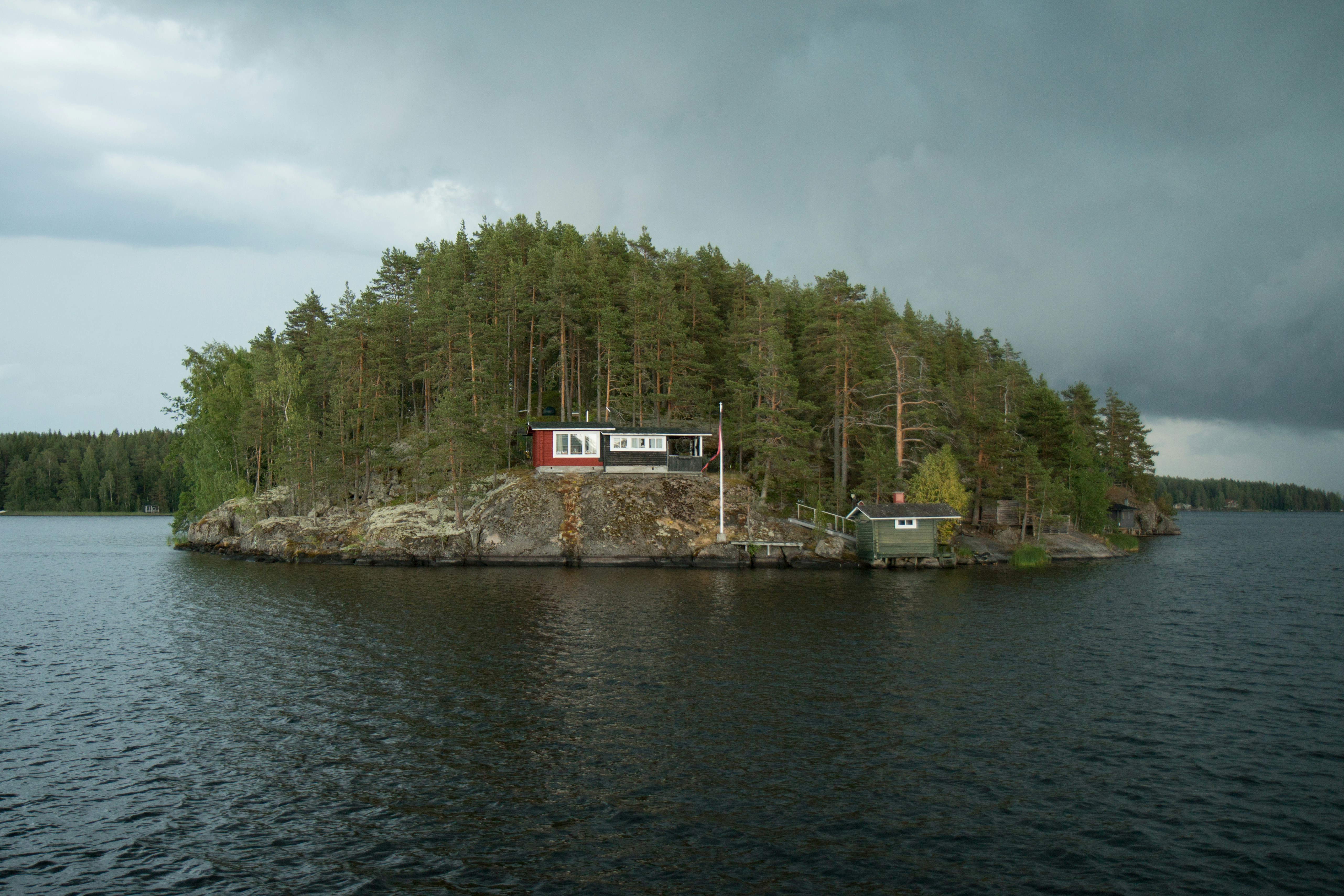 green island viewing calm sea