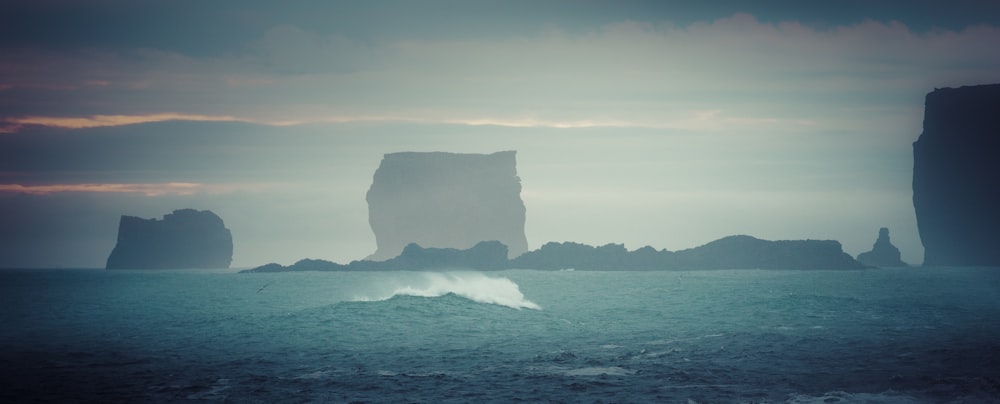 cliff on the sea