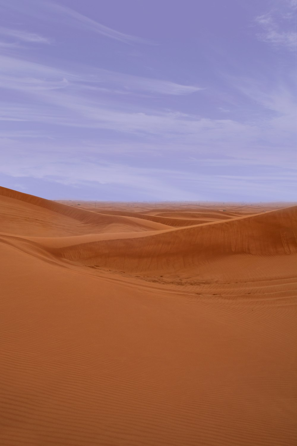 dunes de sable pendant la journée