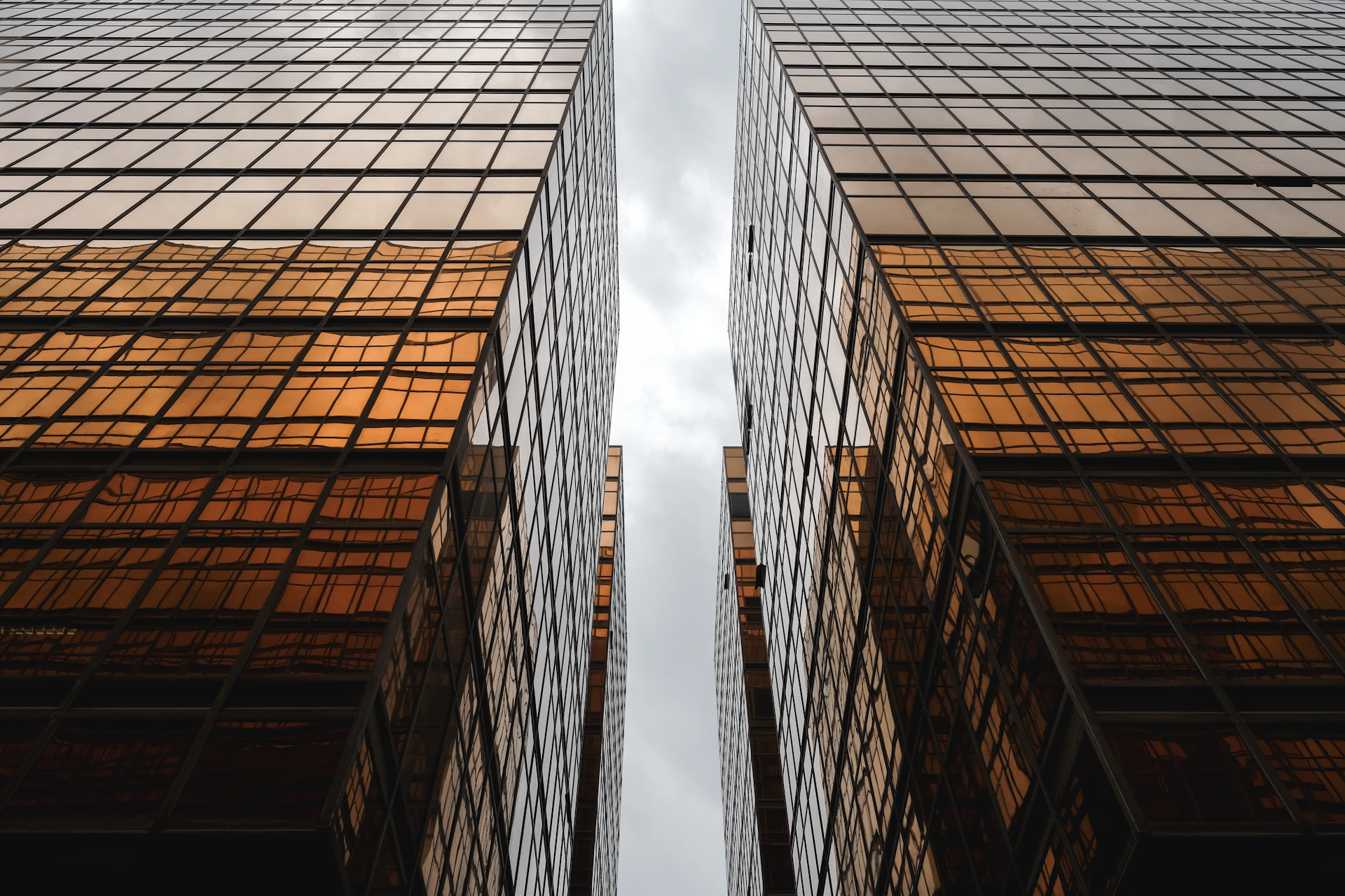 low-angle photography of building facade