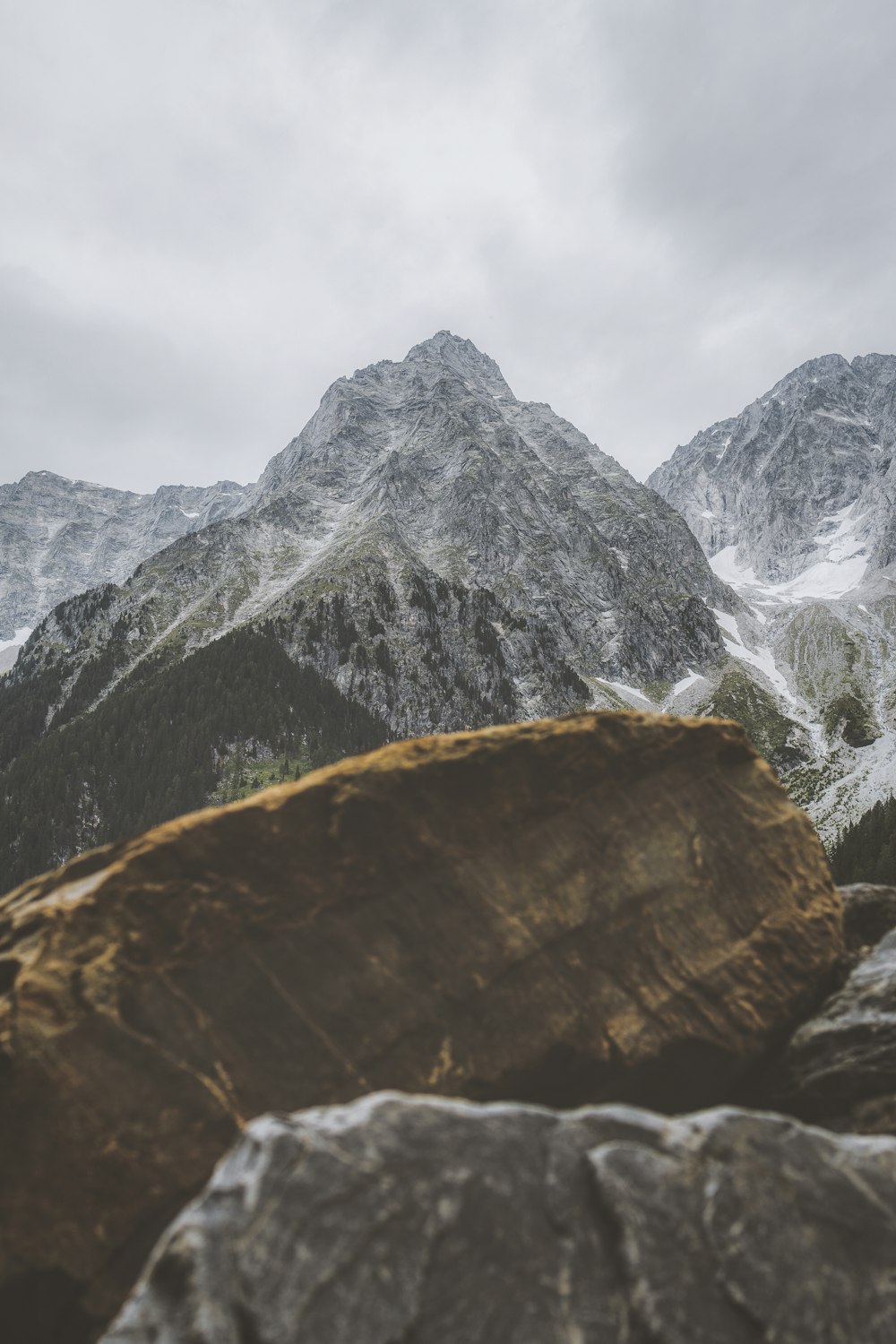 grey rock formation