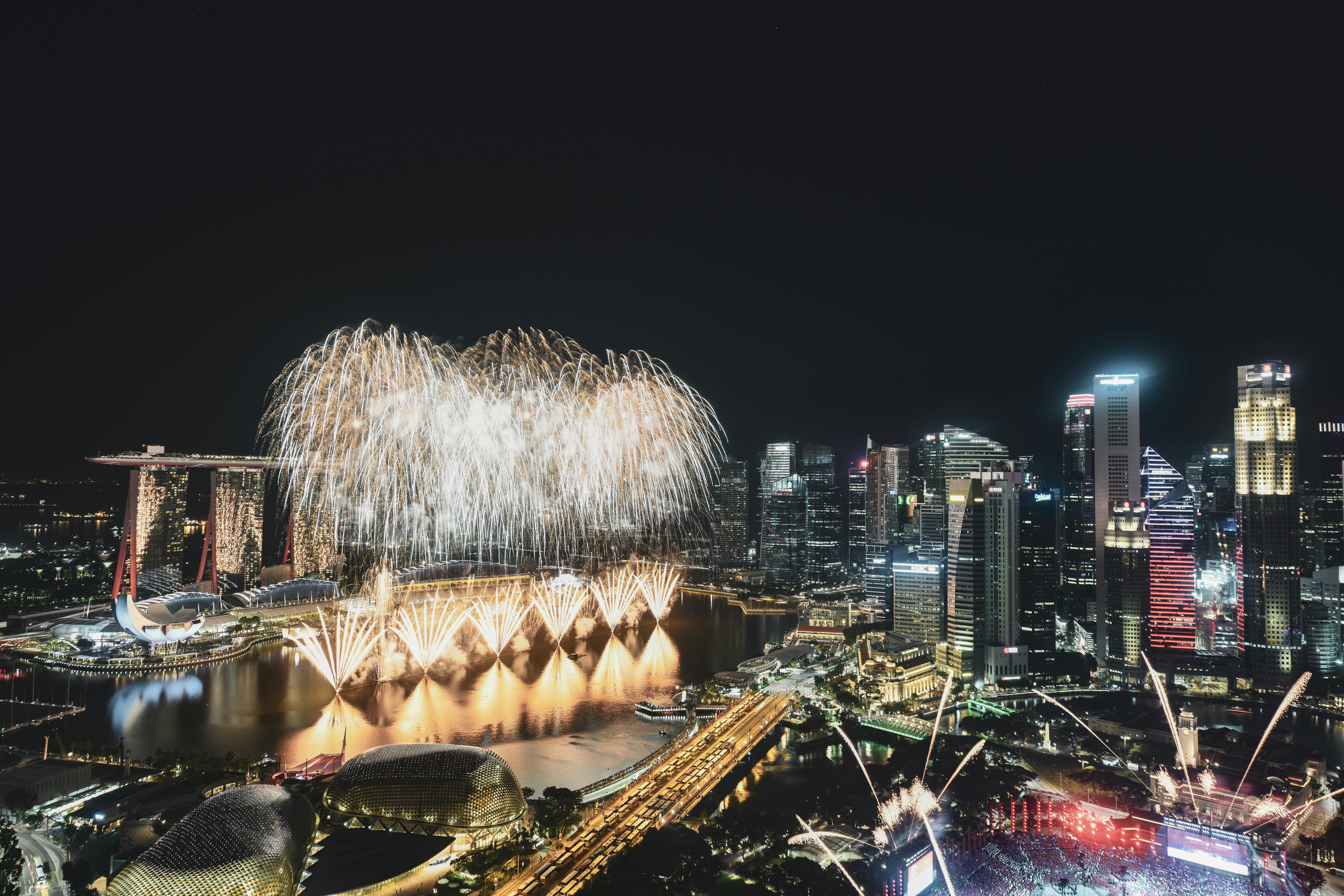 City View During Nighttime Photo Free Singapore Image On Unsplash