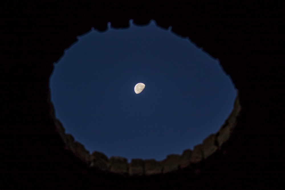 moon through hole