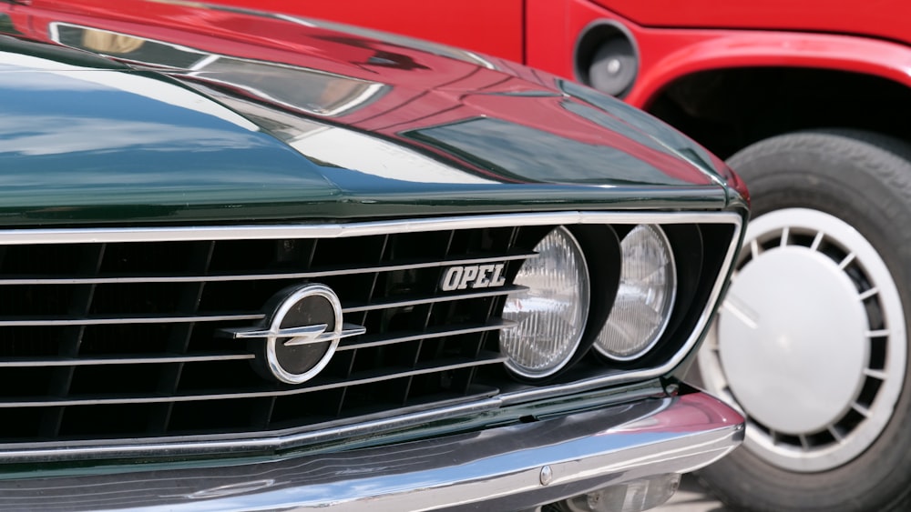 black Opel vehicle close-up photography