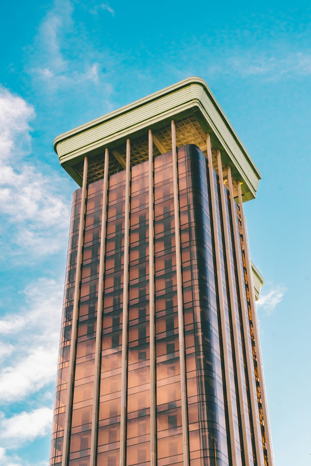 low-angle photography of high-rise building