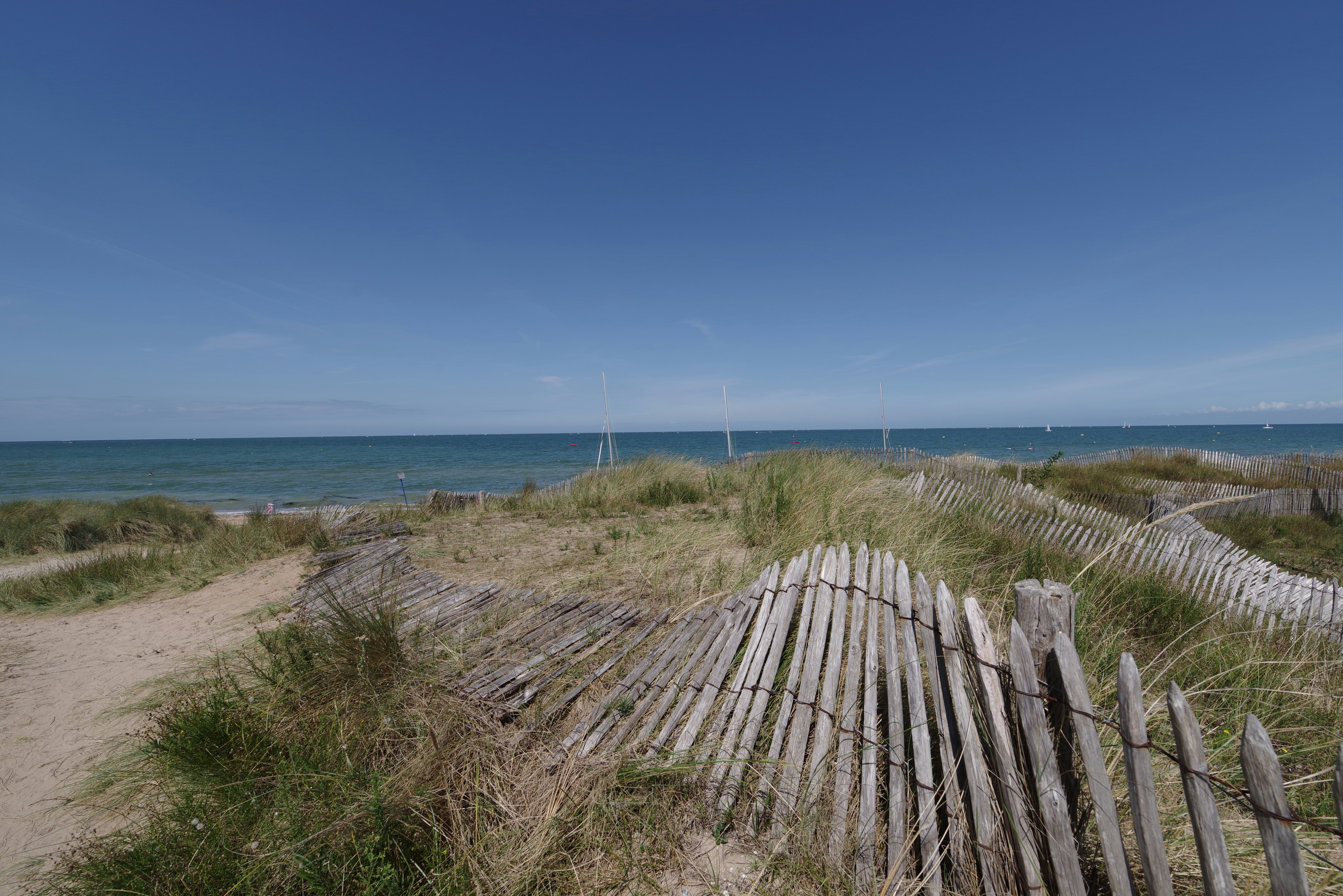 Normandy dunes - Juno Beach at Courseulles-sur-Mer