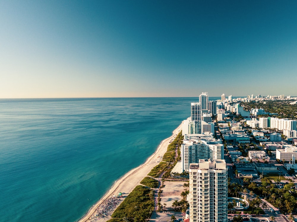 aerial photography of buildings