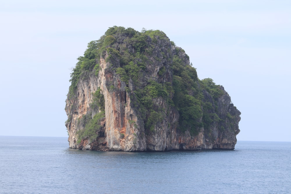 l’île pendant la journée