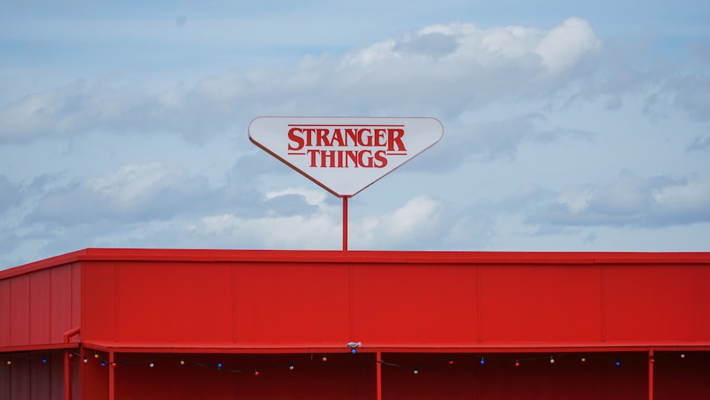 Stranger Things signage