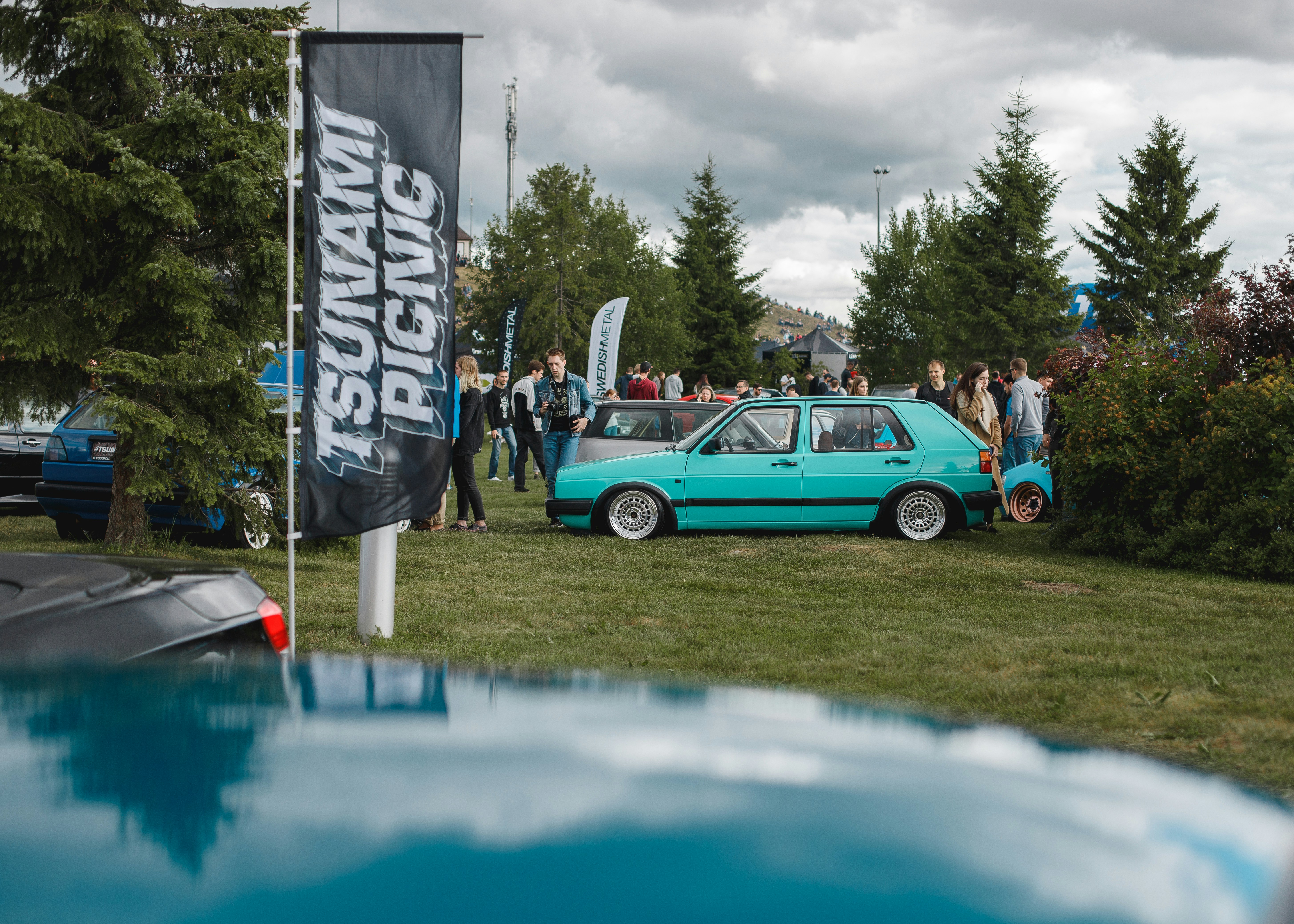 teal 5-door hatchback