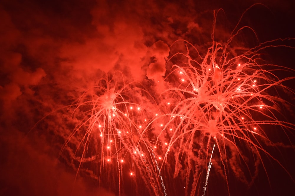 fireworks in steel wool photography