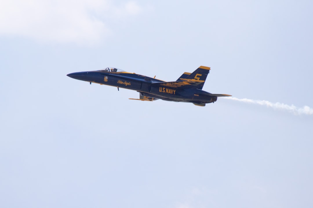 Blue Angels F/A-18 Hornet on flight