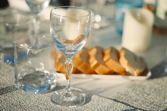 clear wine glass