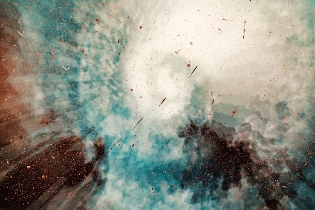 white clouds spiral blur photography