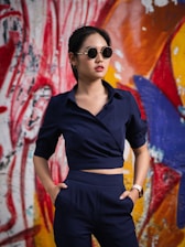 woman wearing sunglasses