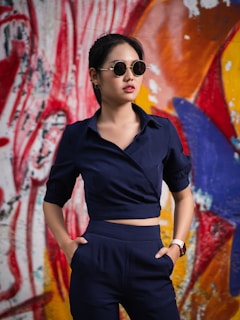 woman wearing sunglasses