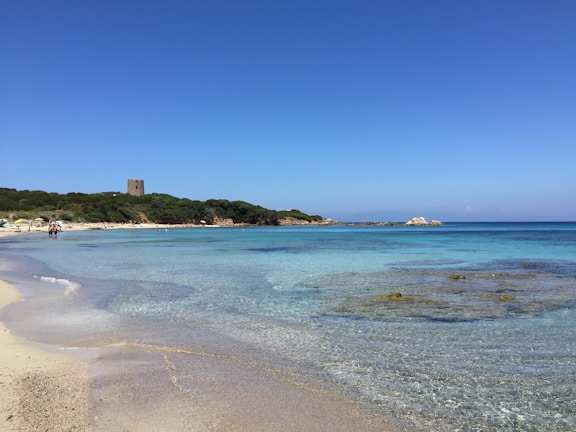 A beautiful beach in Mexico with clear blue waters.