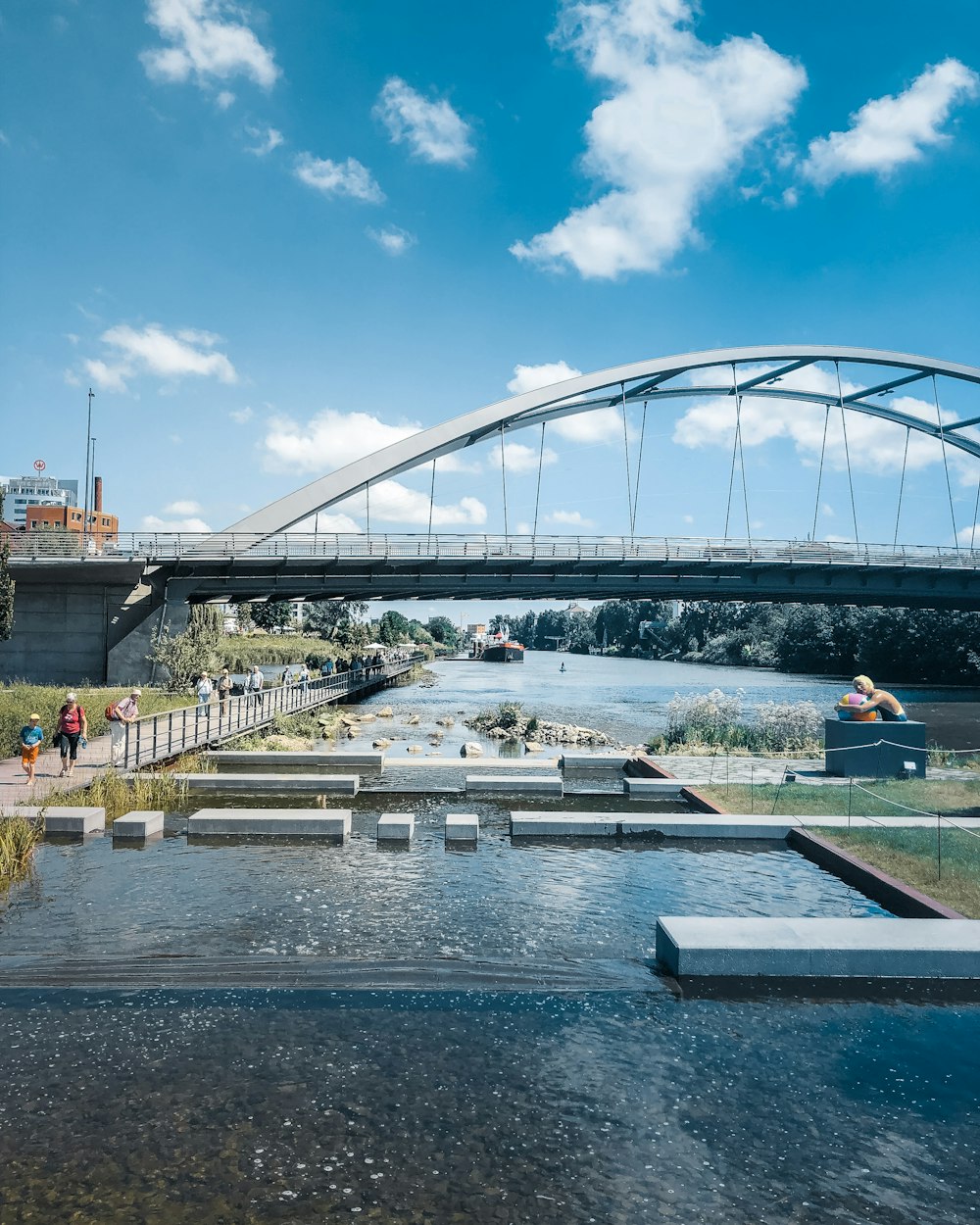 gray and white bridge photo during daytime