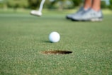 white golf ball
