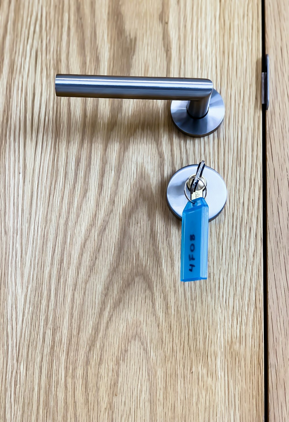 grey door knob