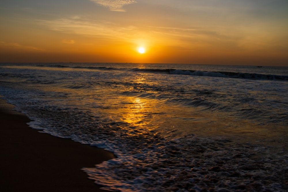 seashore under blue sky