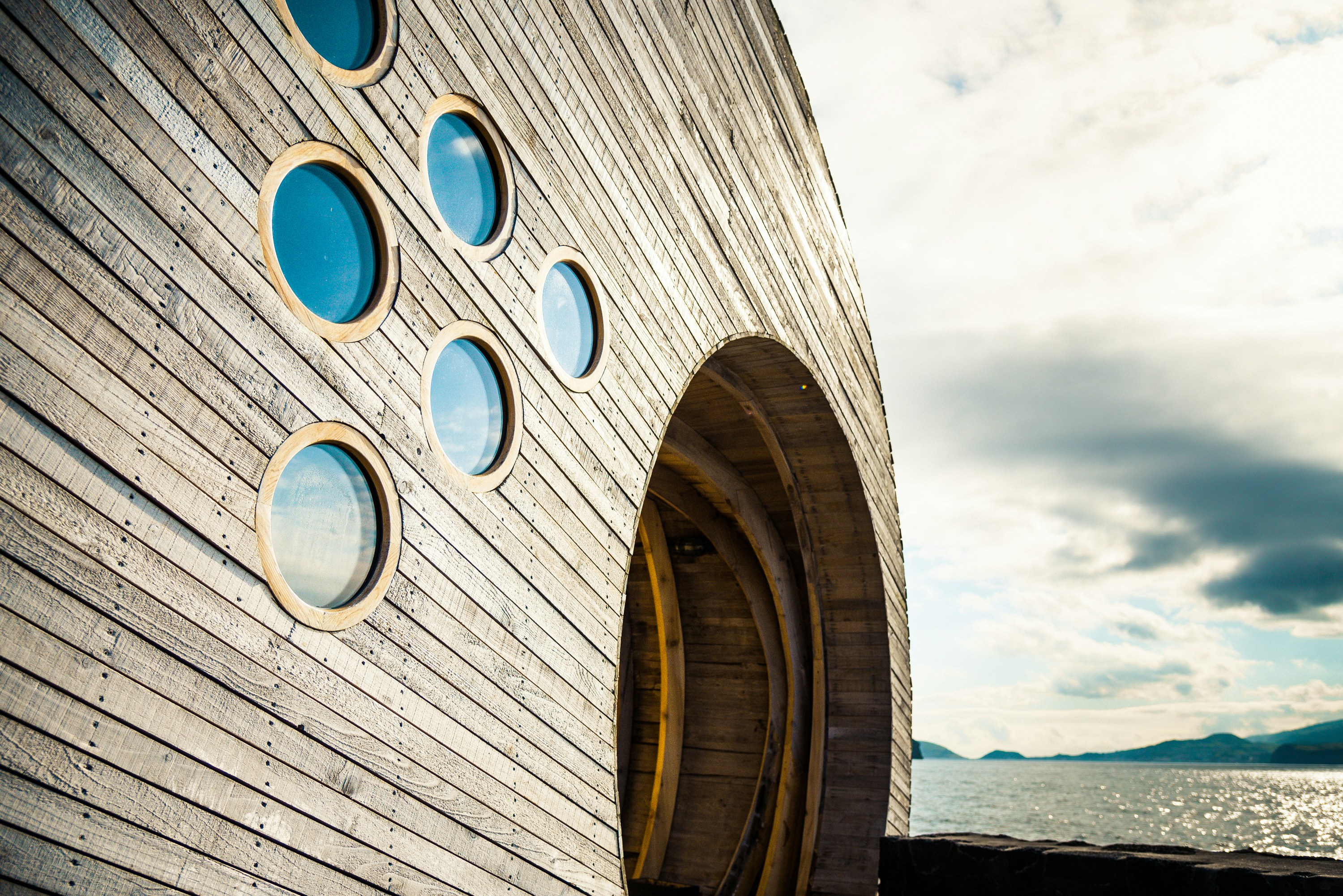 brown wooden building