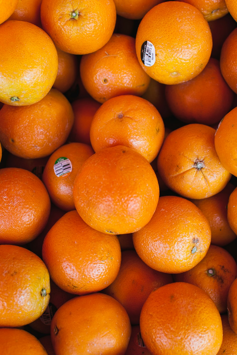 orange fruits on display
